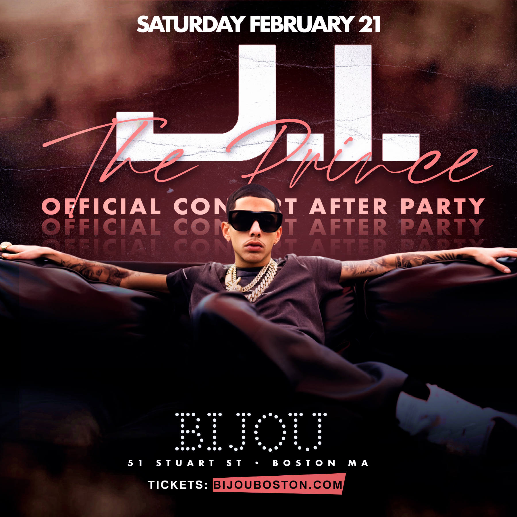 J.I THE PRINCE AFTER PARTY- BOSTON, MA
