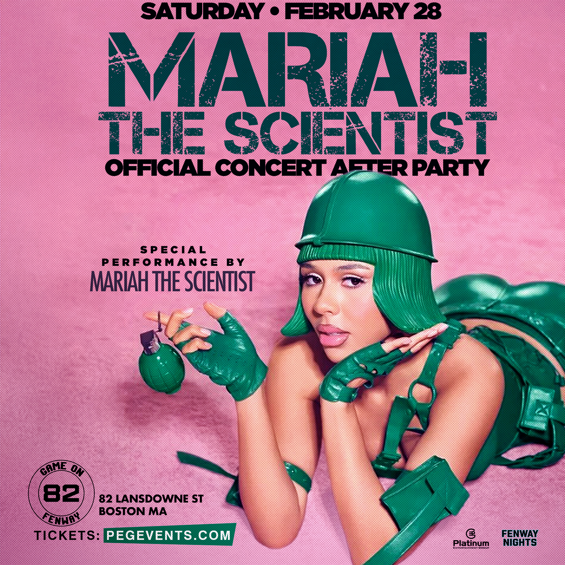 MARIAH THE SCIENTIST CONCERT AFTER PARTY – BOSTON, MA