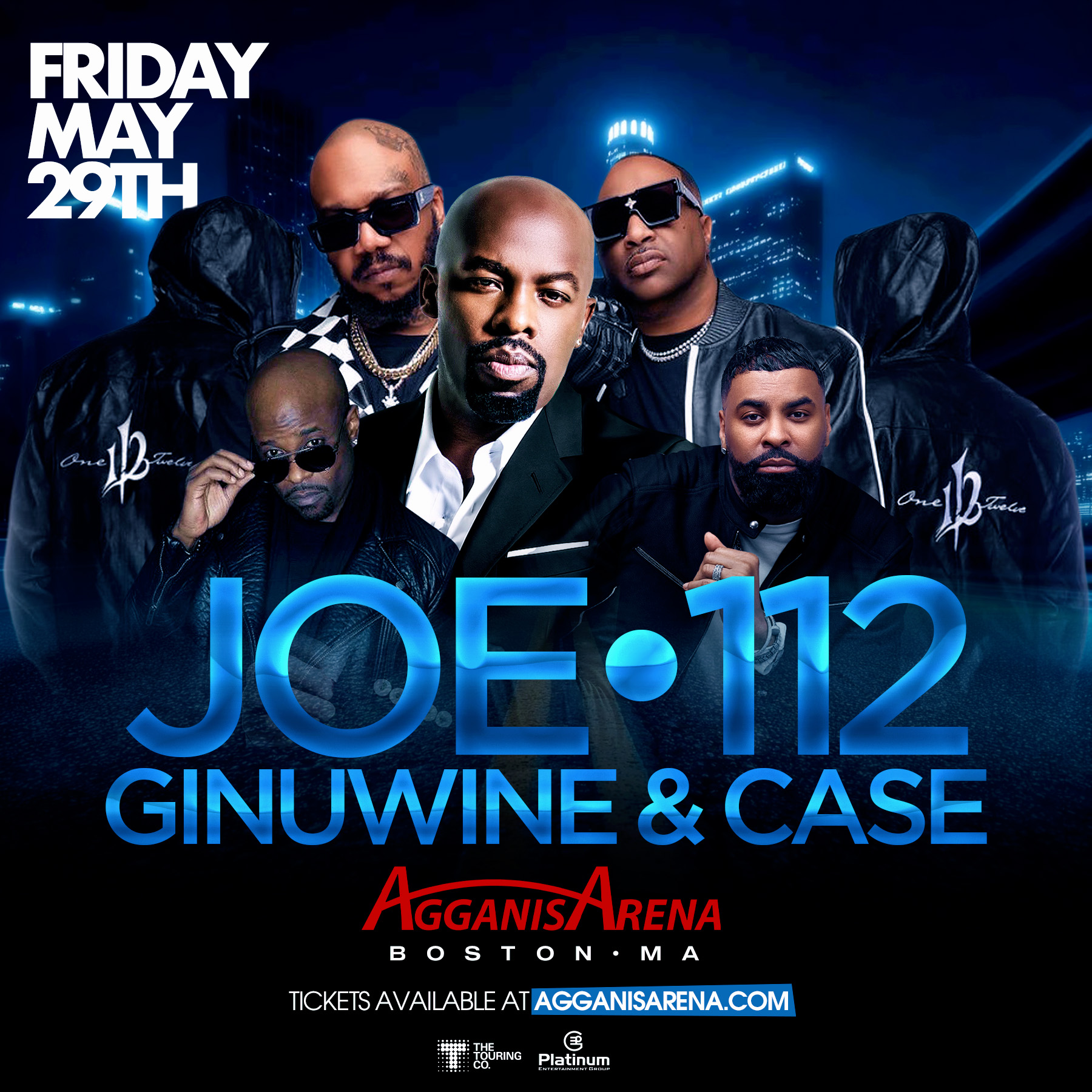 Joe with 112, Ginuwine, and Case – Boston, MA