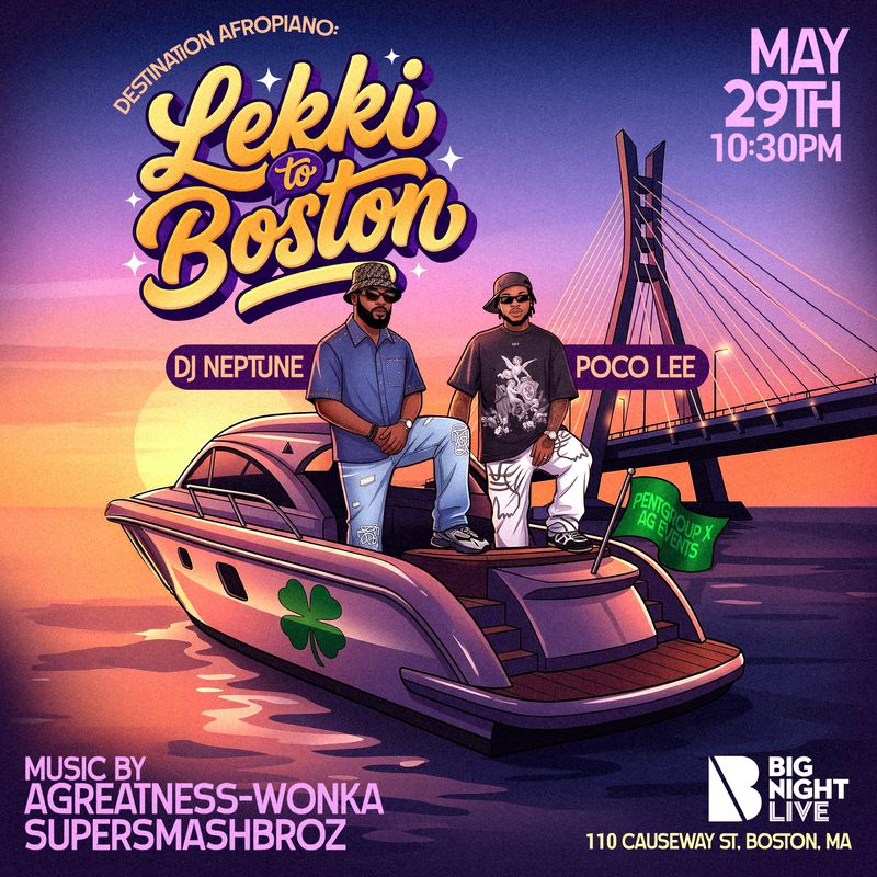 Destination Afropiano: With Poco Lee and DJ Neptune – Boston, MA