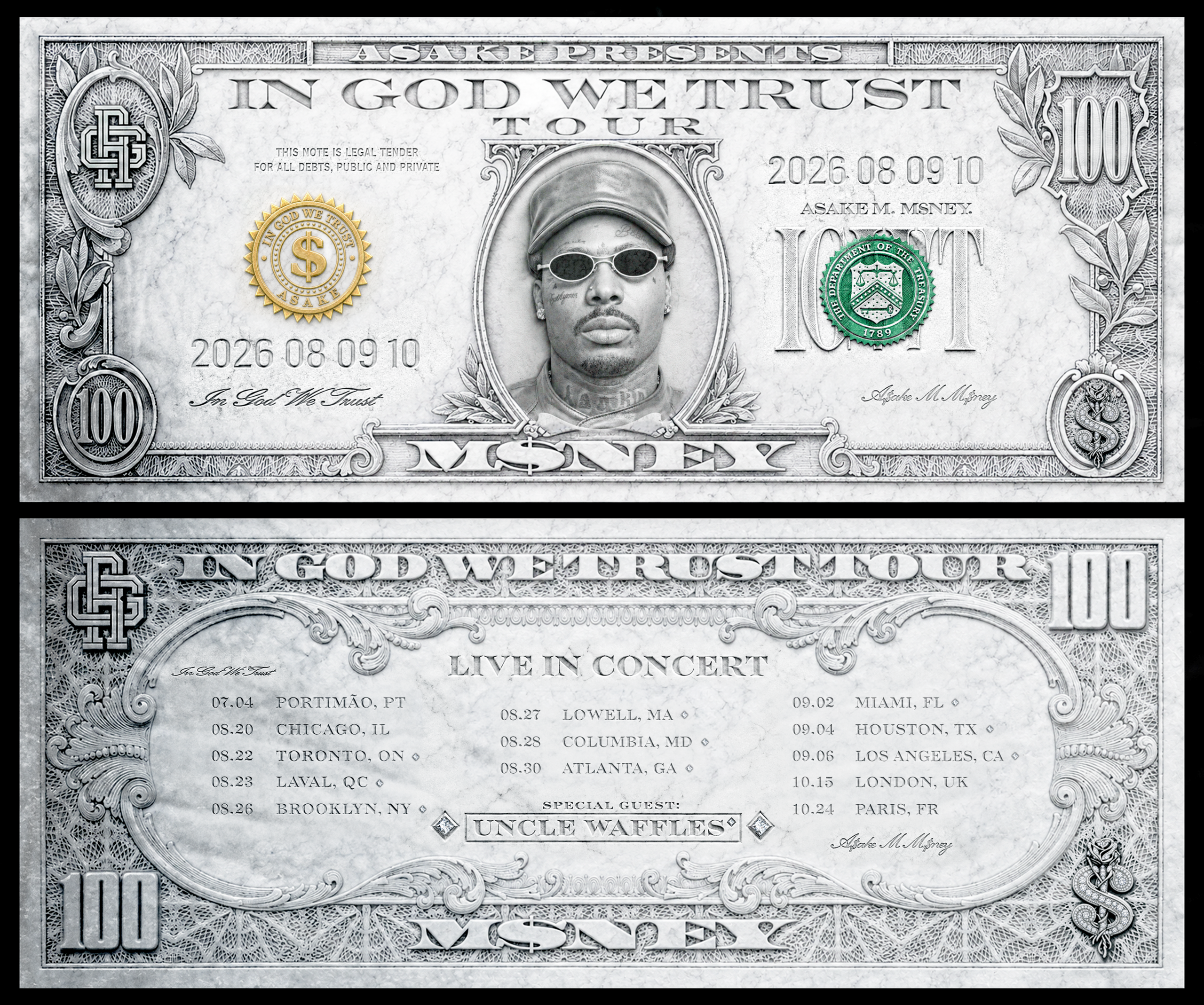 “In God We Trust Tour” – Asake and Uncle Waffles