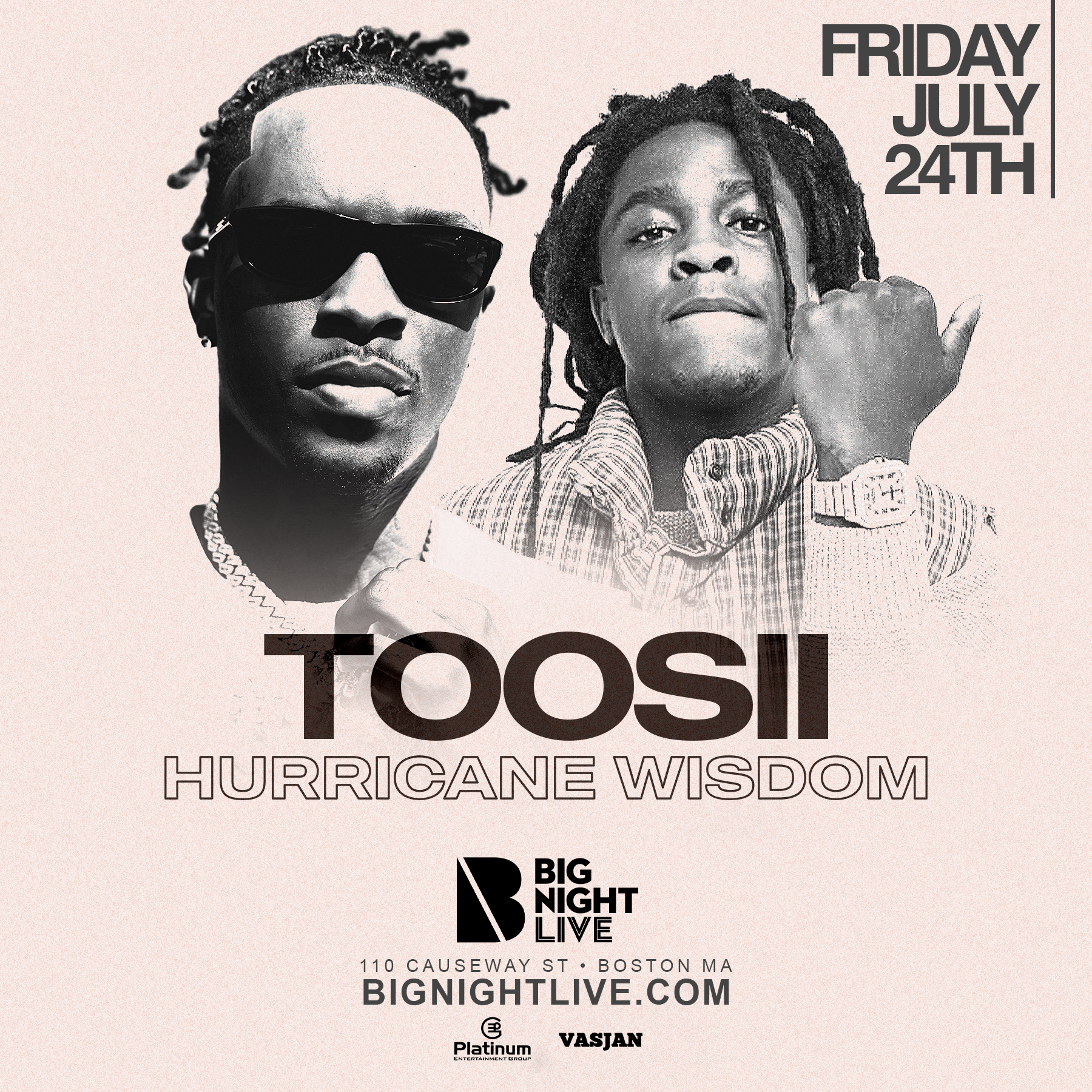 Toosii and Hurricane Wisdom – Boston, MA