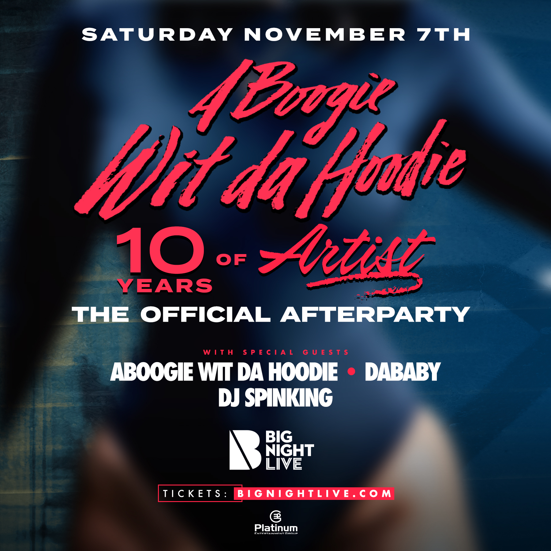 10 Years Of Artist Afterparty: A Boogie, DaBaby, an DJ Spinking – Boston, MA